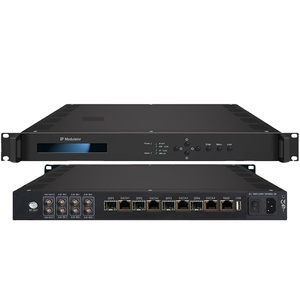 3308M -16RF เอาต์พุต IP เป็น modulator isdbt IPTV ดิจิตอลเป็น ISDBT IP/ASI ถึง 16 ผู้ให้บริการ rf ISDB-T Modulator (DVB-T DVB-C ตัวเลือก) - Product Image 1