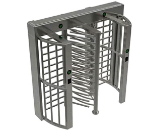 Tornello a tutta altezza meccanismo tornello a tutta altezza sistema di controllo accessi a doppio passaggio in acciaio inossidabile a doppio passaggio - Product Image 3