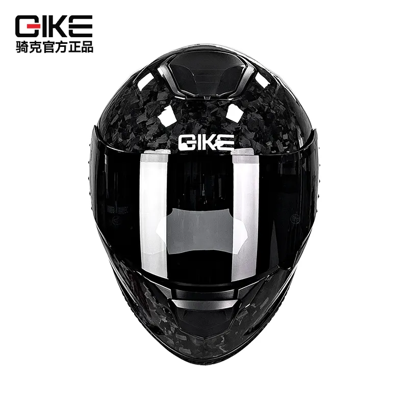 Casco moto in fibra di carbonio casco completo da uomo ultraleggero personalizzato leggero a copertura totale