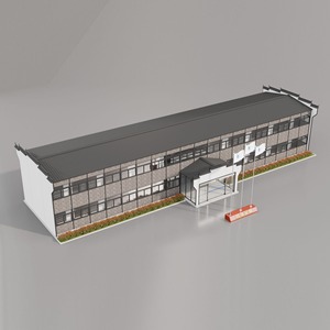 鉄骨構造プレハブ住宅プレハブモダン住宅モジュラーハウスプレハブ住宅小住宅 - Product Image 1