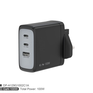 Fabrika toptan PD 100W Gan masaüstü şarj cihazı abd ab İngiltere PD + PD + QC 100W USB C Qc3.0 PPS hızlı Gan şarj 2C1A - Product Image 5
