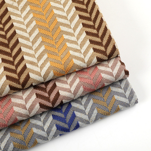 Nóng Bán Dệt Kim Duy Nhất Jacquard Vải 85% Polyester 10% <span class=keywords><strong>Linen</strong></span> 5% Spandex Vải Jacquard Nhuộm Vải Cho Trang Phục - Product Image 1