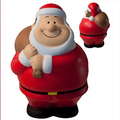 Novo estilo de bola anti-stress de Papai Noel pu/anti-stress/brinquedo anti-stress
