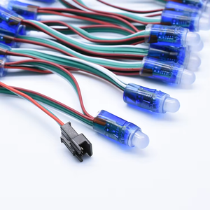 Лидер продаж WS2811 WS1903 RGB полноцветный светодиодный пиксельный модуль водонепроницаемый адресуемый 5 В 12 В струнный свет для сада IP65 ПВХ корпус - Product Image 3