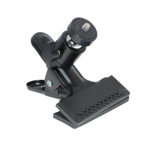 Multi-Function Camera Clip 1/<strong>4</strong>&quot; Threaded Clamp Holder <strong>Mount</strong> with 360 Swivel Photography Ball-Head Screw for Camera Flash - Product Image 2