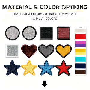 Cá nhân hoá tùy chỉnh thêu các bản vá lỗi cho quần áo thêu dán quảng cáo tùy chỉnh Velcro các bản vá lỗi Logo Sticker - Product Image 2