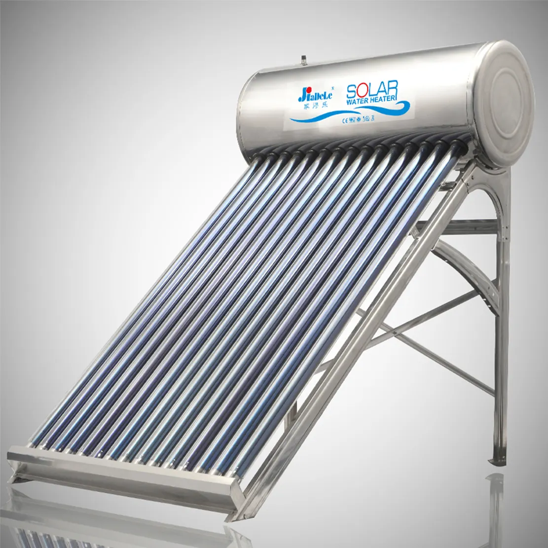 JDL paslanmaz çelik güneş enerjili su ısıtıcıları doğrudan sistem endüstriyel bobin su kaynama sistemi güneş enerjisi buhar kazanı chauffe eau solaire