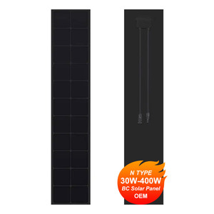 Hiệu quả cao 100 W Monocrystalline panel năng lượng mặt trời BC cell 12V <span class=keywords><strong>PV</strong></span> <span class=keywords><strong>Module</strong></span> 100 Watt 120W 160W Dải năng lượng mặt trời bảng điều khiển cho lưới điện ra khỏi hệ thống - Product Image 2