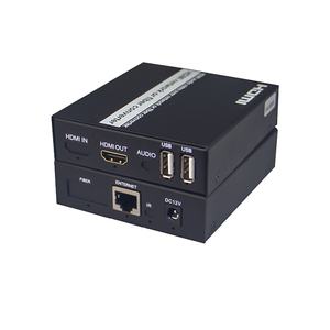 HD-MI usb kvm Extender über IP/TCP UTP CAT5e/6 Rj45 LAN Netzwerk HD-MI Maus und Tastatur Extender HD-MI USB Splitter DC12V - Product Image 1