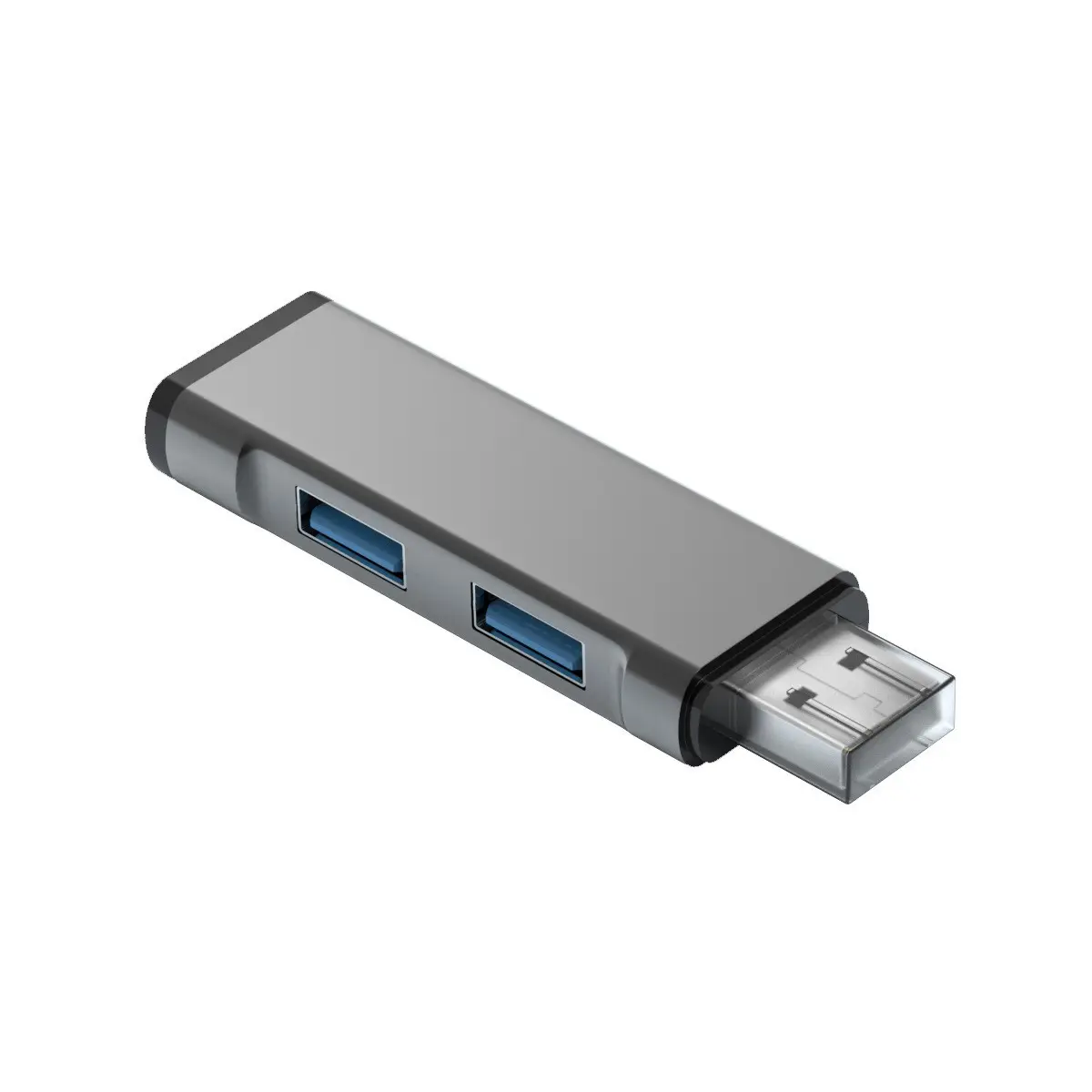 Мини портативный 3 порта USB3.0 концентратор OTG USB U диск-ридер удлинитель для ноутбука сотового телефона