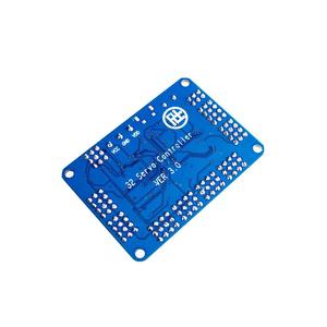 Neue Version 32-Kanal Roboter-Servo-Steuerplatine Servomotor-Controller PS2 kabellose Steuerung USB/UART-Verbindungsmodus