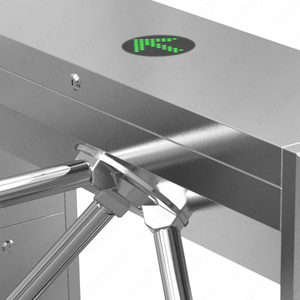 Standalone-Finger abdruck-/Gesichts zugriffs kontrolle Drei-Arm-Barriere-Tor Zeiter fassung Stativ-Drehkreuz-Tor-System - Product Image 6