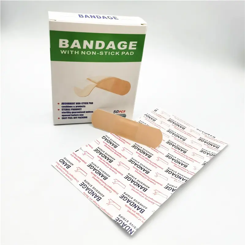 Medical Custom Sterile Latex-free PE Skin Color Adhesive Band Aid
