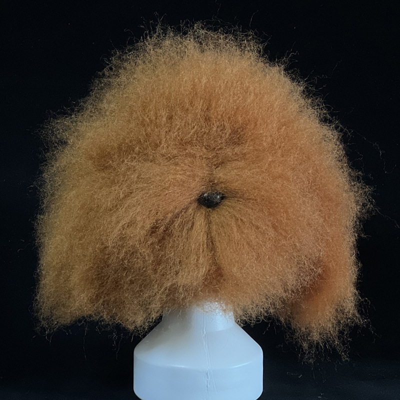 Cheveux brun café