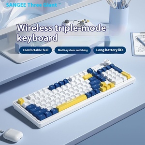 Sanju Kb18 <strong>Wireless</strong> for Bluetooth Three-Mode Luminous Mechanical Gaming <strong>Keyboard</strong> Color Matching Knob Cross-Border <strong>Function</strong> for - Product Image 5