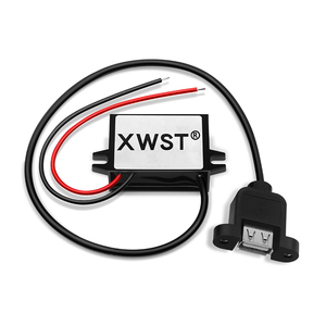 Convertidor USB reductor de CC 12V 24V a 5V Convertidores USB Entrada 8-40V Salida 5V Micro Mini Tipo C Cargador de teléfono USB - Product Image 6