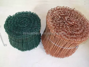 工厂供应建筑用镀锌双环或单环扎带/钢筋扎带 - Product Image 5
