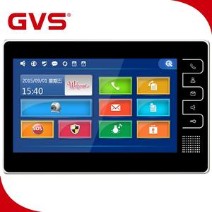 Factory Large Display Size 10.1'' TFT Touch Screen <strong>TCP</strong>/<strong>IP</strong> <strong>Video</strong> Door Phone GVS Villa Building Apartment <strong>Video</strong> <strong>Intercom</strong> <strong>System</strong>