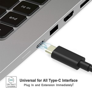 Usb 3.1 Female tipi C uzatma kablosu erkek kadın Usb C veri kablosu hızlı şarj tipi C kablosu - Product Image 5