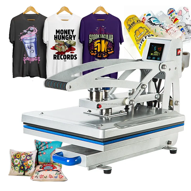 Auto Open 16*20 t shirt printing sublimation transfer Machine 40*50cm Heat Press Machine