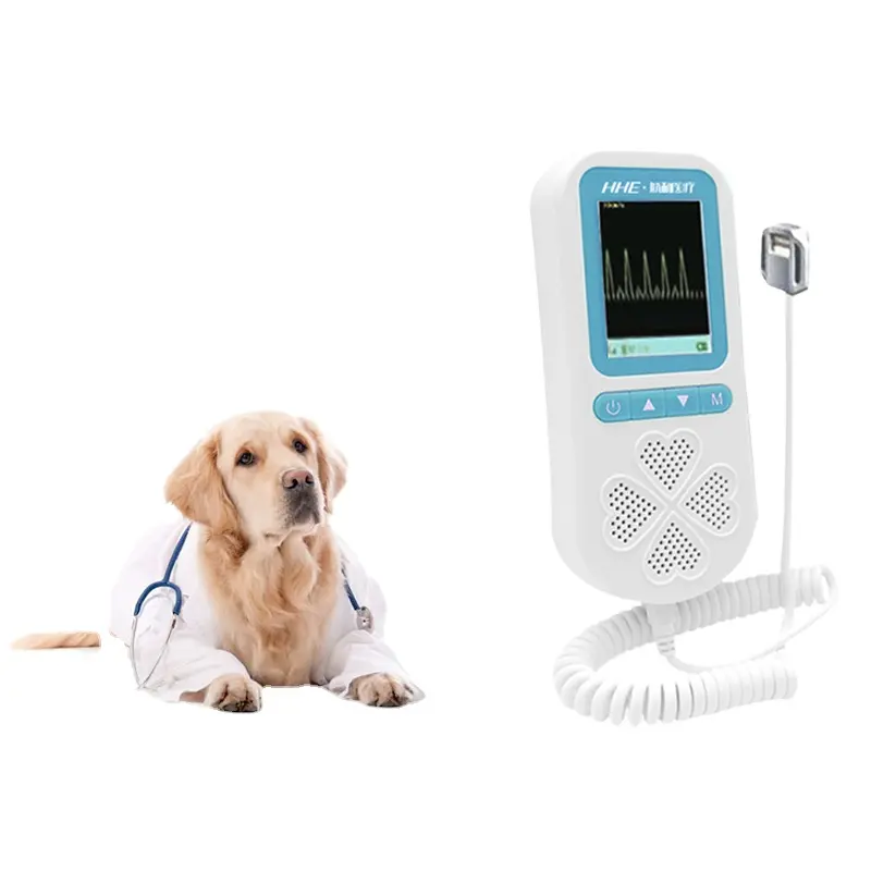 Doppler vascular veterinário portátil com sonda de 9.0 mhz