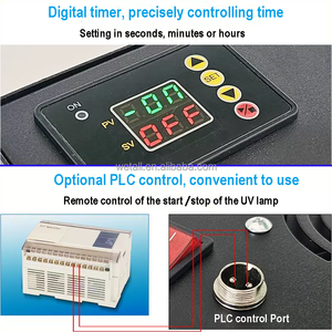 LED UV Curing lampada con controllo PLC Timer digitale nastro trasportatore linea di assemblaggio colla stampa a inchiostro 395nm 360W - Product Image 4