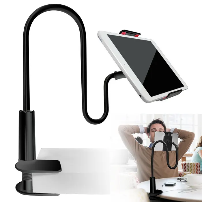 Heißeste Lazy Bed Tablet Mount Stand Schwanenhals Schreibtisch Tablet Halter für iPad, Lazy Phone Holder für Handy