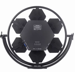 High Brightness RGBW <strong>LED</strong> Wash Lights Seven Hexagonal Retro Strobe for Stage Live Room Bar Matrix Background Racing DMX512 - Product Image 2