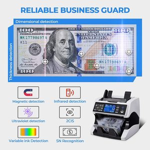 AL-920 2CIS Total <strong>Value</strong> 6-8 <strong>Mix</strong> Bill <strong>Counting</strong> Fake Money/Counterfeit Currency <strong>Detecting</strong> <strong>Counting</strong> Counter UV/MG/IR - Product Image 3