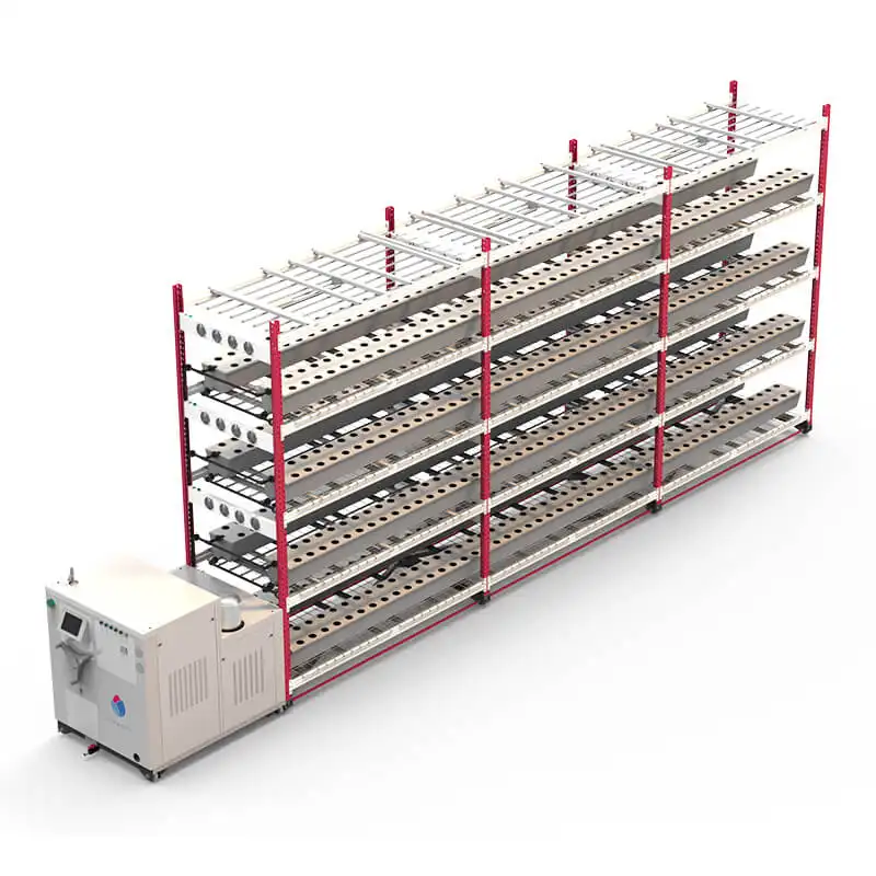 Sistema vertical de cultivo interior hidropónico aerofarm