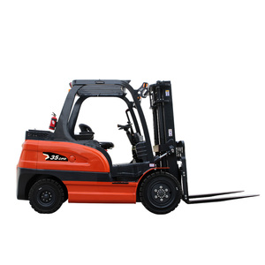 3,5 Tonnen Hoch geschwindigkeit container Laden und Entladen Ergonomischer Sitz und effizienter energie sparender Motor Elektro stapler - Product Image 4