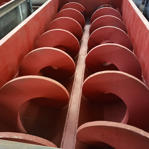 Dubbele Shaftloze Schroeftransporteur Met Hoog Koppel 10% Een Energiebesparende Fabriek Voor Het Ontwerpen Van Biomassa-Materialen - Product Image 6