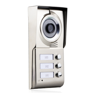 Sistema de intercomunicación impermeable para el hogar, videoportero de 7 pulgadas con cámara HD de 1000TVL, 3 botones, 3 monitores, IR-CUT - Product Image 2