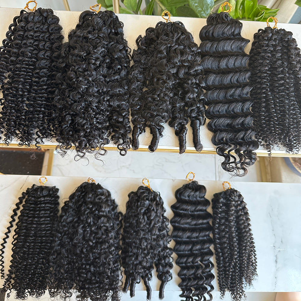 Extension per capelli all'uncinetto