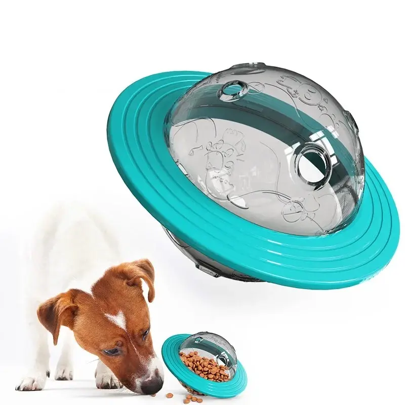 Groothandel Huisdierenproducten Hondenvoer Dispenser Slow Feeder Bowl Interactieve Hond Speelgoed Hond Traktatie Bal Speelgoed Innovatie Voor Huisdieren Ufo Ltd.