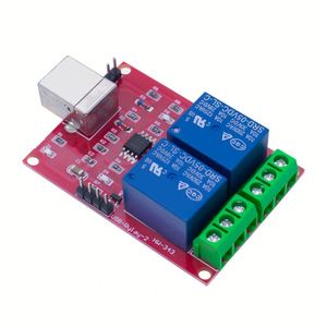 5V 2-way USB <strong>Relay</strong> Control Switch Programmable Computer Controlled Smart Home PC Intelligent <strong>Controller</strong> - Product Image 2