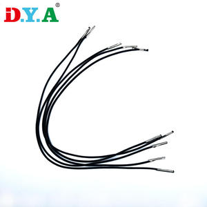 Custom Color Size Round <strong>Elastic</strong> <strong>Cord</strong> <strong>With</strong> Button <strong>Ends</strong> <strong>Elastic</strong> <strong>Cord</strong> <strong>With</strong> Barb for File Folder Closure <strong>Elastic</strong> - Product Image 2