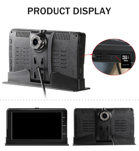 Monitor digital de 7 pulgadas para coche, cámara de visión trasera, DVR, dash cam, lente dual, grabadora de vídeo para camión, autobús, RV - Product Image 4