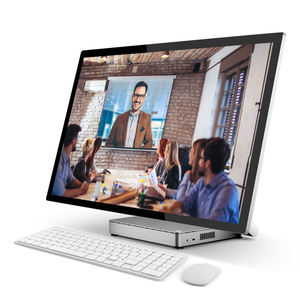 OEMデスクトップコンピュータセットオールインワンPC 27インチコアI5 8GB RAM 128GB SSD AIOモノブロックベアボーンオールインワンコンピュータ - Product Image 1
