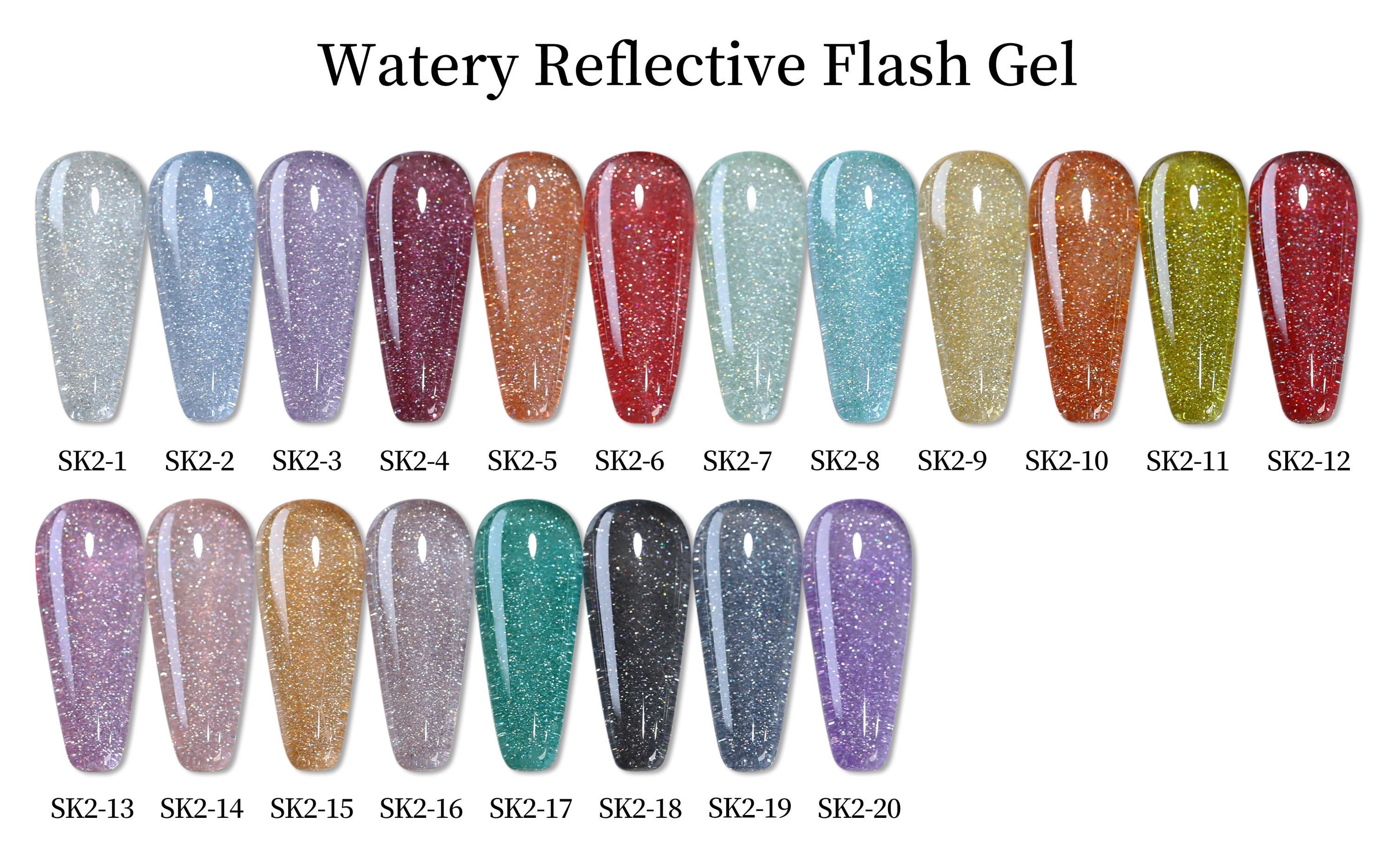 Watery Reflective Flash Gel