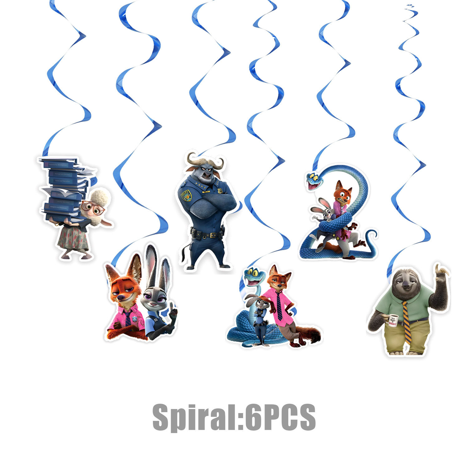 Spirale 6 pièces