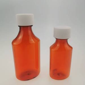 1oz 2oz 3Oz <span class=keywords><strong>4oz</strong></span> 6oz 8oz 12oz 16oz ho xi-rô theo toa thuốc lỏng Chai PET với nắp vặn - Product Image 2