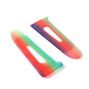 Logotipo elevado colorido personalizado Material de goma de PVC Gancho elástico y lazo Cinta de sujeción Lengüeta de manga para puño de chaqueta - Product Image 6