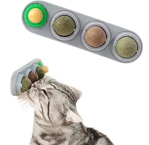 <strong>Safe</strong> Healthy 4 PackTeeth Cleaning Cat Mint Toy Snack <strong>Catnip</strong> Wall Ball Toy <strong>Catnip</strong> Cat Ball Pet Toy