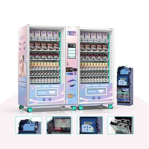 Mỹ phẩm Máy bán hàng tự động tạo nên vẻ đẹp máy bán hàng tự động Trung Quốc với không dùng tiền mặt QR/tiền mặt/đồng xu/thẻ tín dụng thanh toán Máy bán hàng tự động - Product Image 3