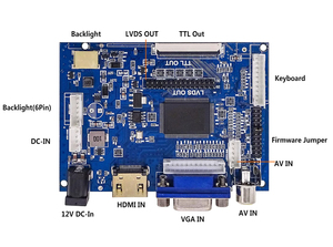 RTD2660H-J 40pin LVDS和TTL接口HDMI-IN/VGA/AV板控制套件/HDMI-IN + VGA + AV + DC - Product Image 3