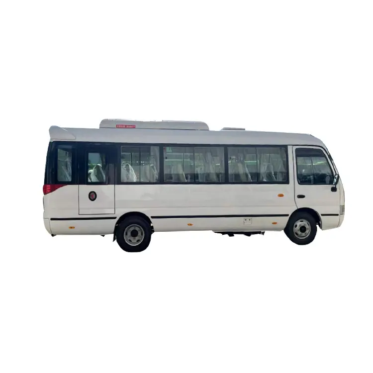 Autobús usado en Guangzhou, minibús ankai usado, camiones y autobuses usados HFF6700K 21 asientos 4 puertas en stock gasolina de aceite puro