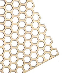 Fogli perforati decorativi prodotti in fabbrica e piastre in rete perforata da materiali zincati. - Product Image 1
