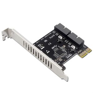 PCI-E USB 3.0扩展卡适配器2端口USB3.0集线器内部19/20引脚头PCIE PCI Express至USB3.0适配器卡 - Product Image 3