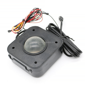 Trackball LED PS2 de 3 pulgadas para consola de videojuegos Arcade, piezas de plástico con tablero de ranura para empujador de monedas - Product Image 2